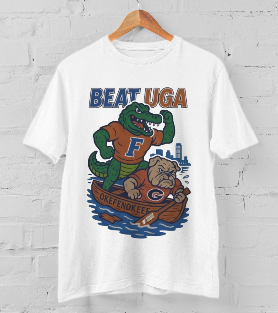 Beat UGA Florida Gators Vs Georgia Bulldogs Okefenokee Rivalry T-Shirt