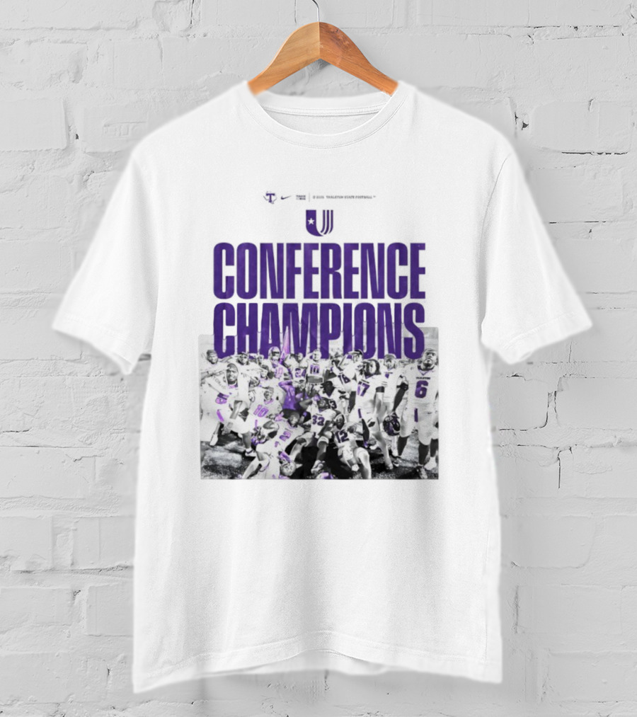 Tarleton State Texans Conference Champions Football Team Celebration T-Shirt
