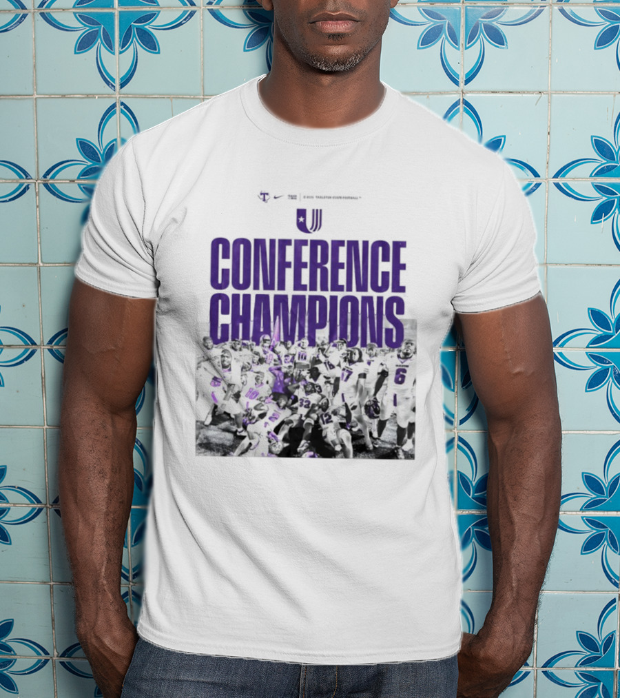 Tarleton State Texans Conference Champions Football Team Celebration T-Shirt
