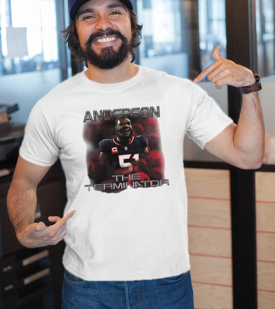ANDERSON 51 THE TERMINATOR NFL FOOTBALL T-Shirt