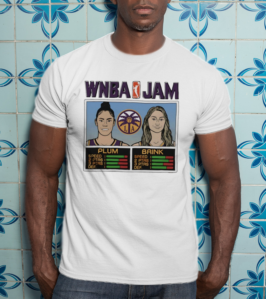 WNBA Jam Los Angeles Sparks Cameron Brink Kelsey Plum T-Shirt