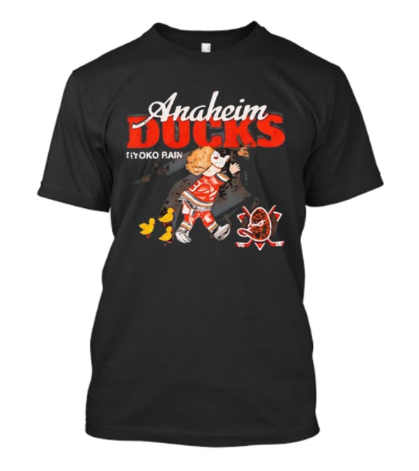 Anaheim Ducks Ryoko Rain Collaboration Kids Hockey Theme T-Shirt