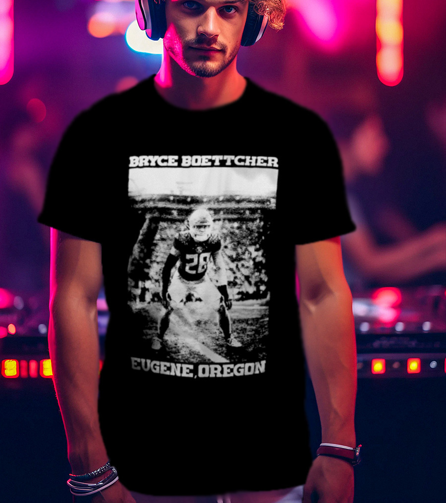 Bryce Boettcher Eugene Oregon 35 Football T-Shirt