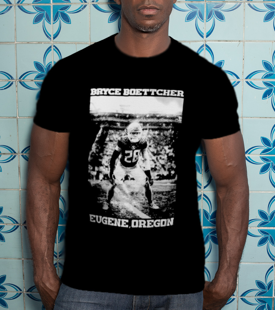 Bryce Boettcher Eugene Oregon 35 Football T-Shirt