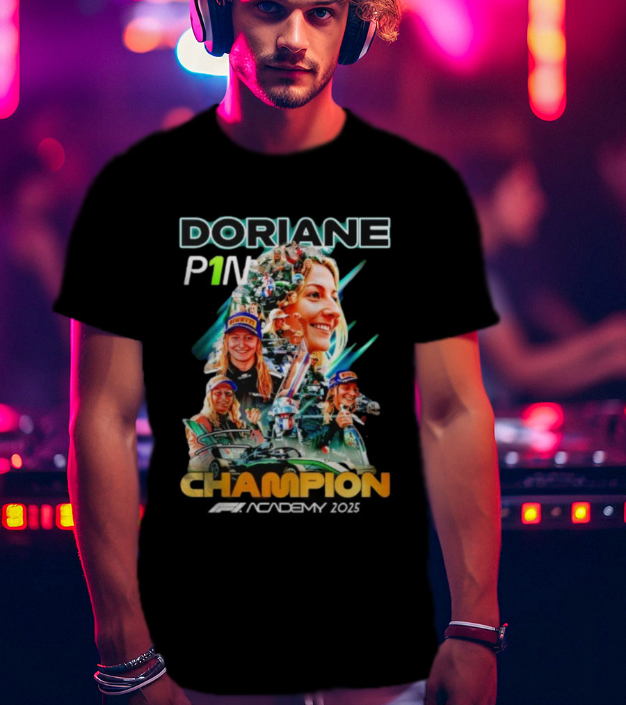 Doriane P1N Champion Racing Icon 2025 T-Shirt