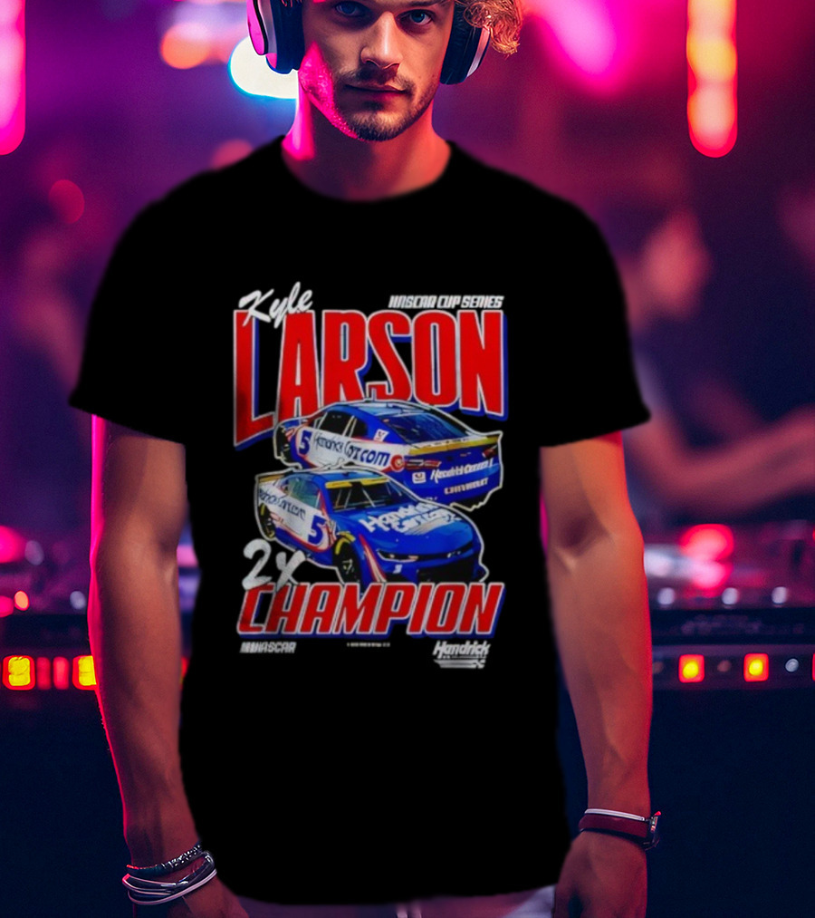 Kyle Larson Hendrick Motorsports 2X Champion NASCAR Series T-Shirt