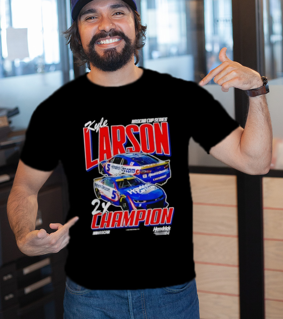 Kyle Larson Hendrick Motorsports 2X Champion NASCAR Series T-Shirt