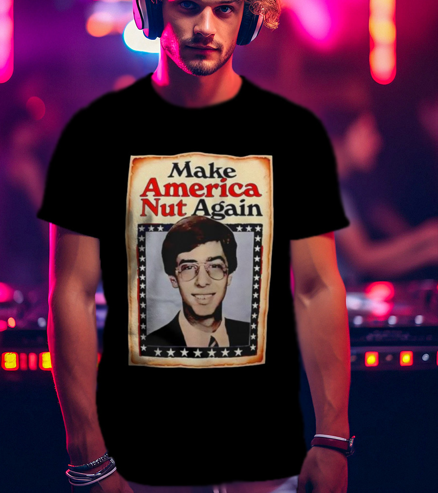 Make America Nut Again Jon Wallach 2028 Campaign T-Shirt