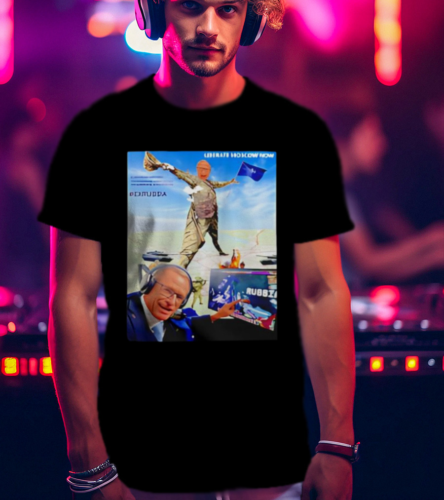 Liberate Moscow Now TFR Special Edition Odmudda Rubbzz T-Shirt