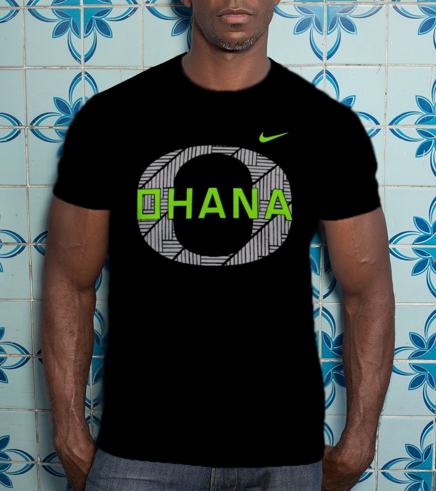Oregon Ducks Ohana Nike Fleece T-Shirt