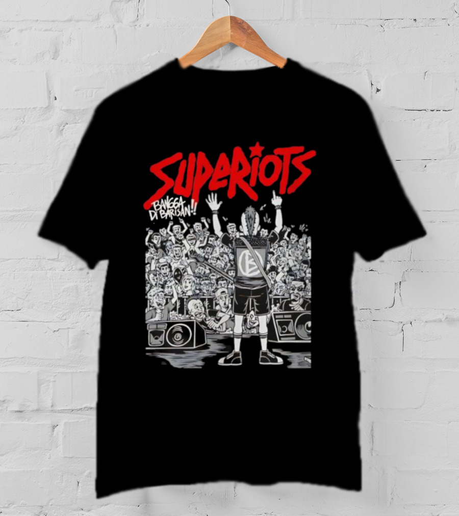 Superiots Concert Crowd Energy Di Barisan T-Shirt