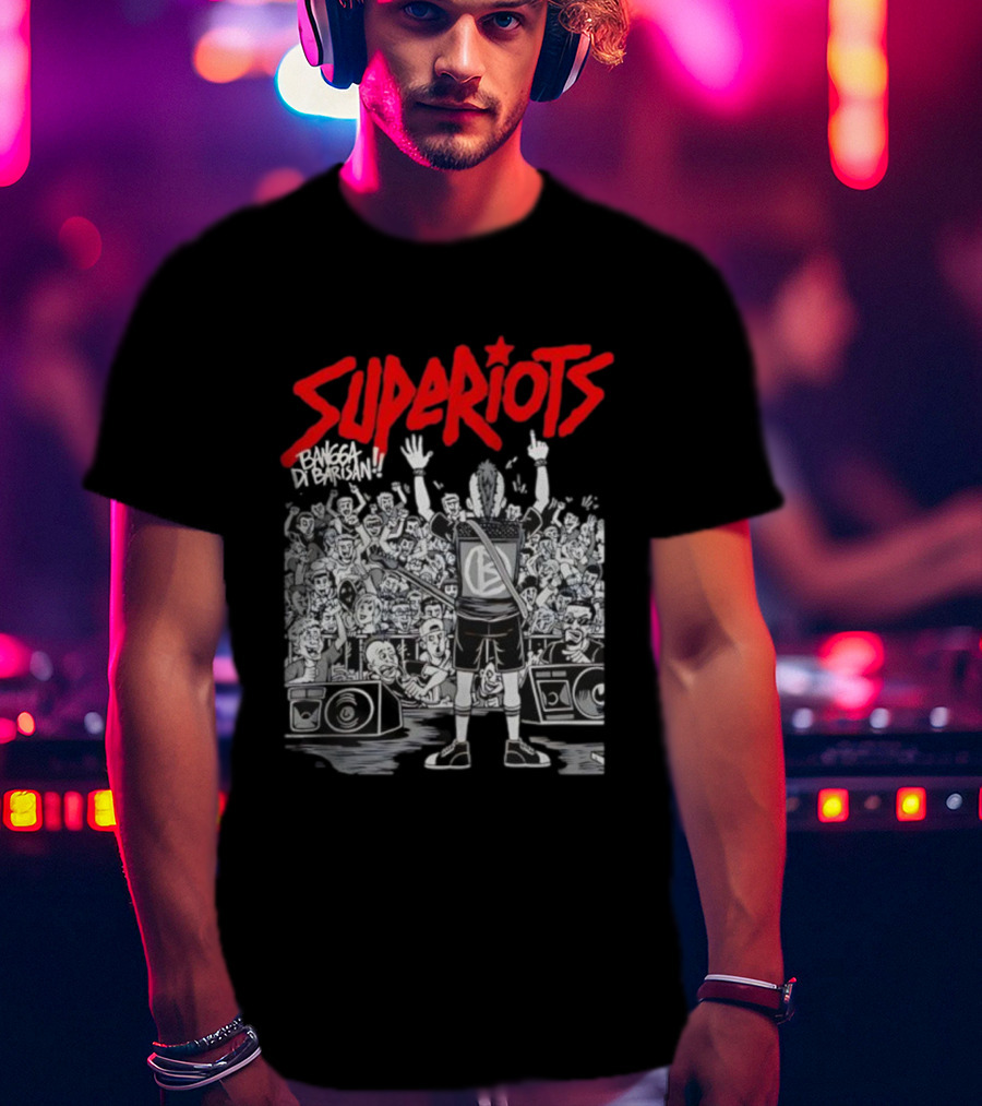 Superiots Concert Crowd Energy Di Barisan T-Shirt