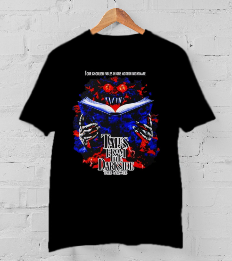 Tales From The Darkside The Movie Horror Creature With Book And Red Eyes T-Shirt