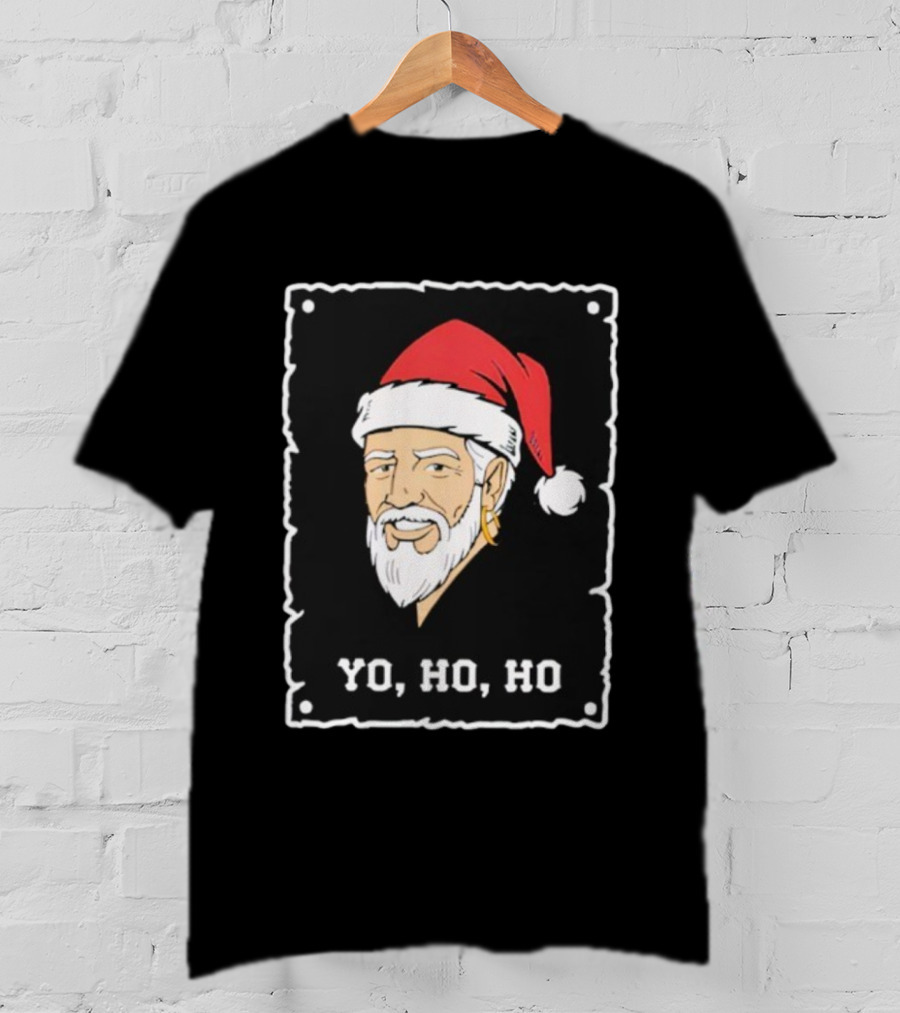 Santa Pirate Christmas Yo Ho Ho T-Shirt