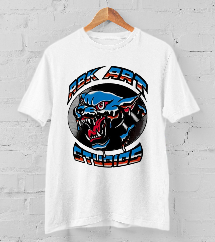 ABK Art Studios Chrome Panther Tattoo T-Shirt