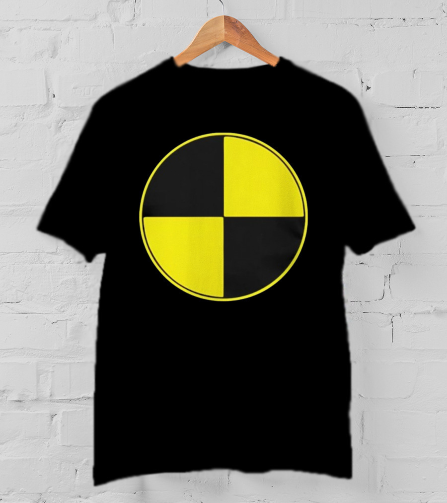 Crash Test Dummy Yellow Black Symbol T-Shirt
