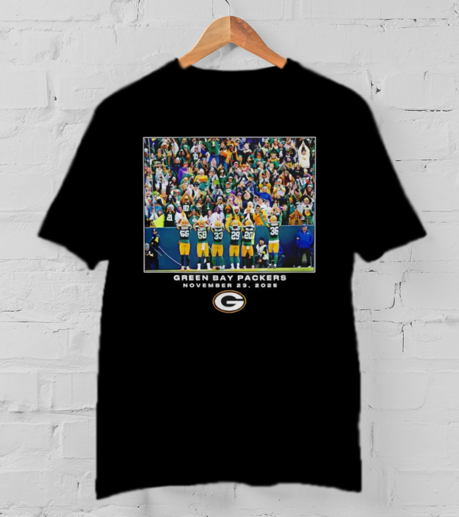 Green Bay Packers NFL Crowd Celebration November 23rd 2025 T-Shirt