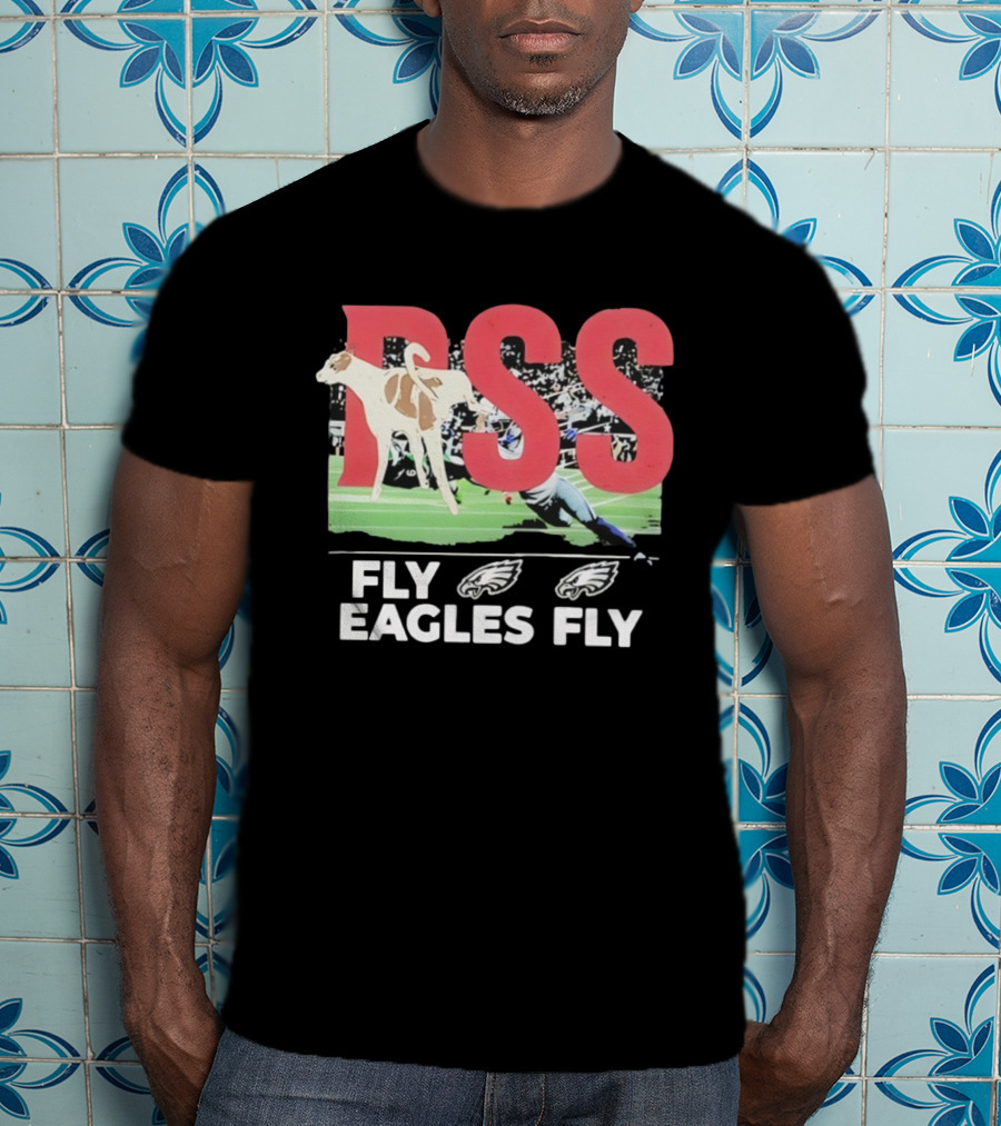 Fly Eagles Fly Philadelphia PSS Dog Peeing Football T-Shirt