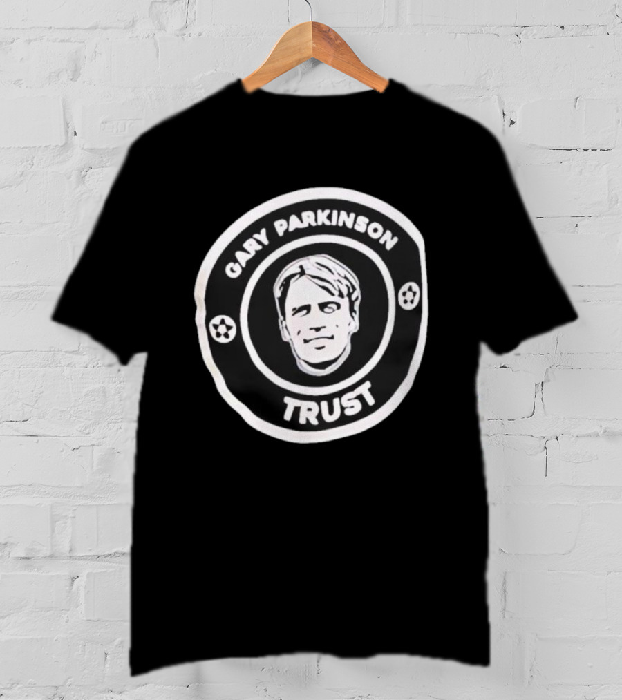 Gary Parkinson Trust Emblem Featuring Portrait And Stars T-Shirt