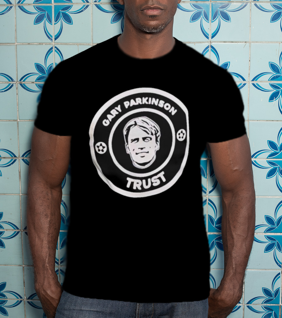 Gary Parkinson Trust Emblem Featuring Portrait And Stars T-Shirt