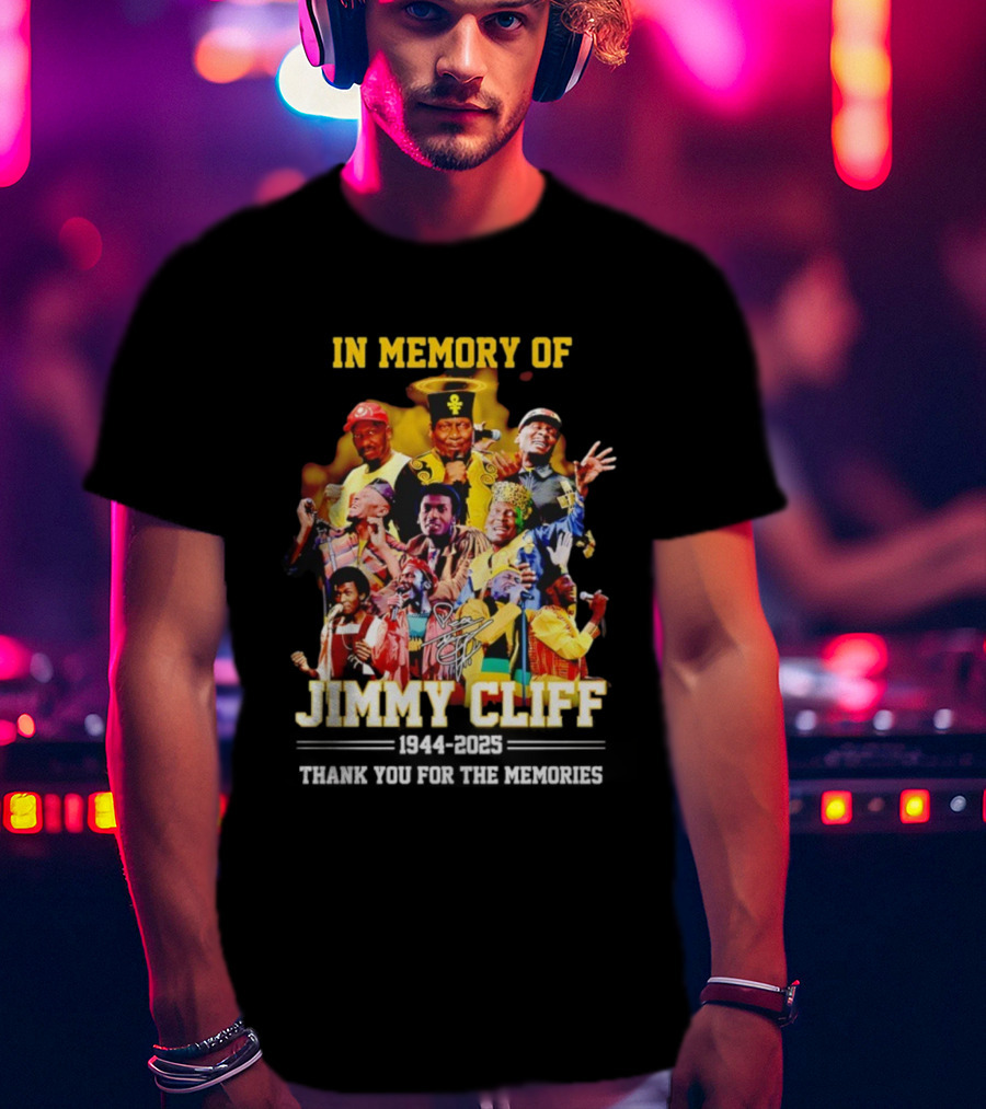 Jimmy Cliff 1944 2025 Thank You For The Memories T-Shirt
