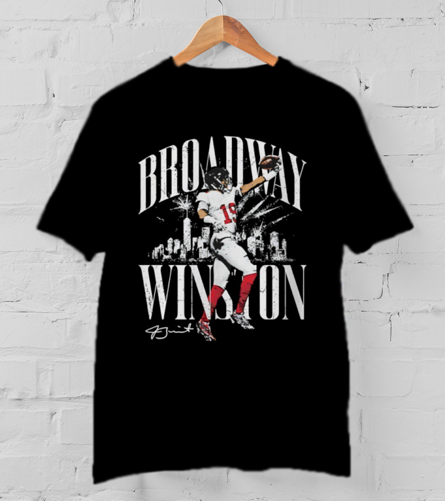 Broadway Winston New York Giants Jameis Winston Signature T-Shirt
