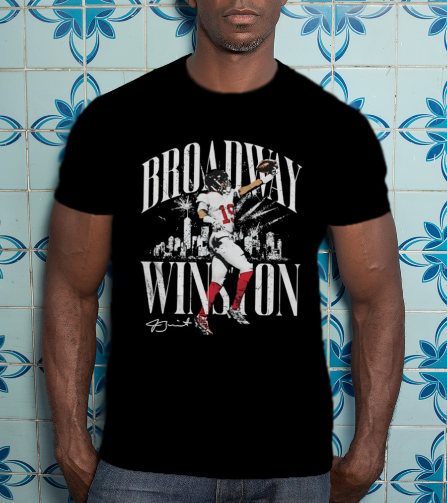 Broadway Winston New York Giants Jameis Winston Signature T-Shirt