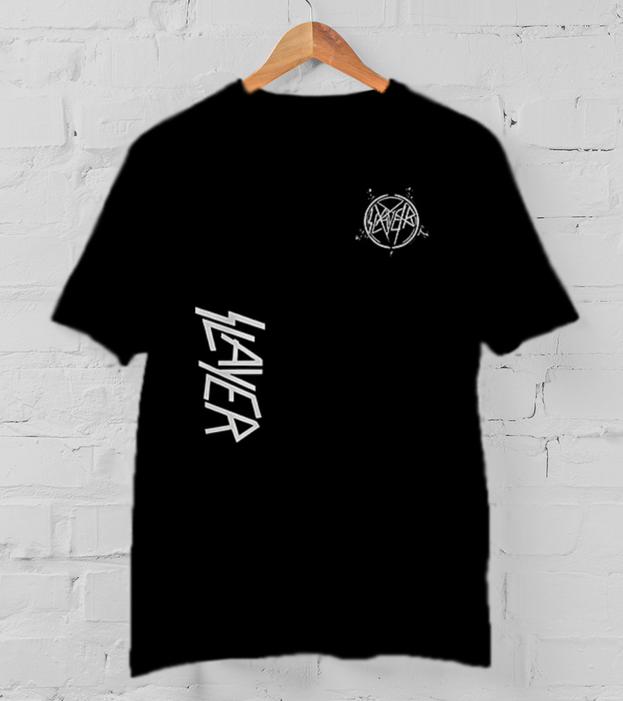 Slayer Angel Of Death Skull Pentagram T-Shirt