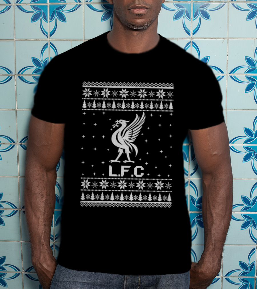LFC Merry Christmas Festive Football Holiday Celebration T-Shirt