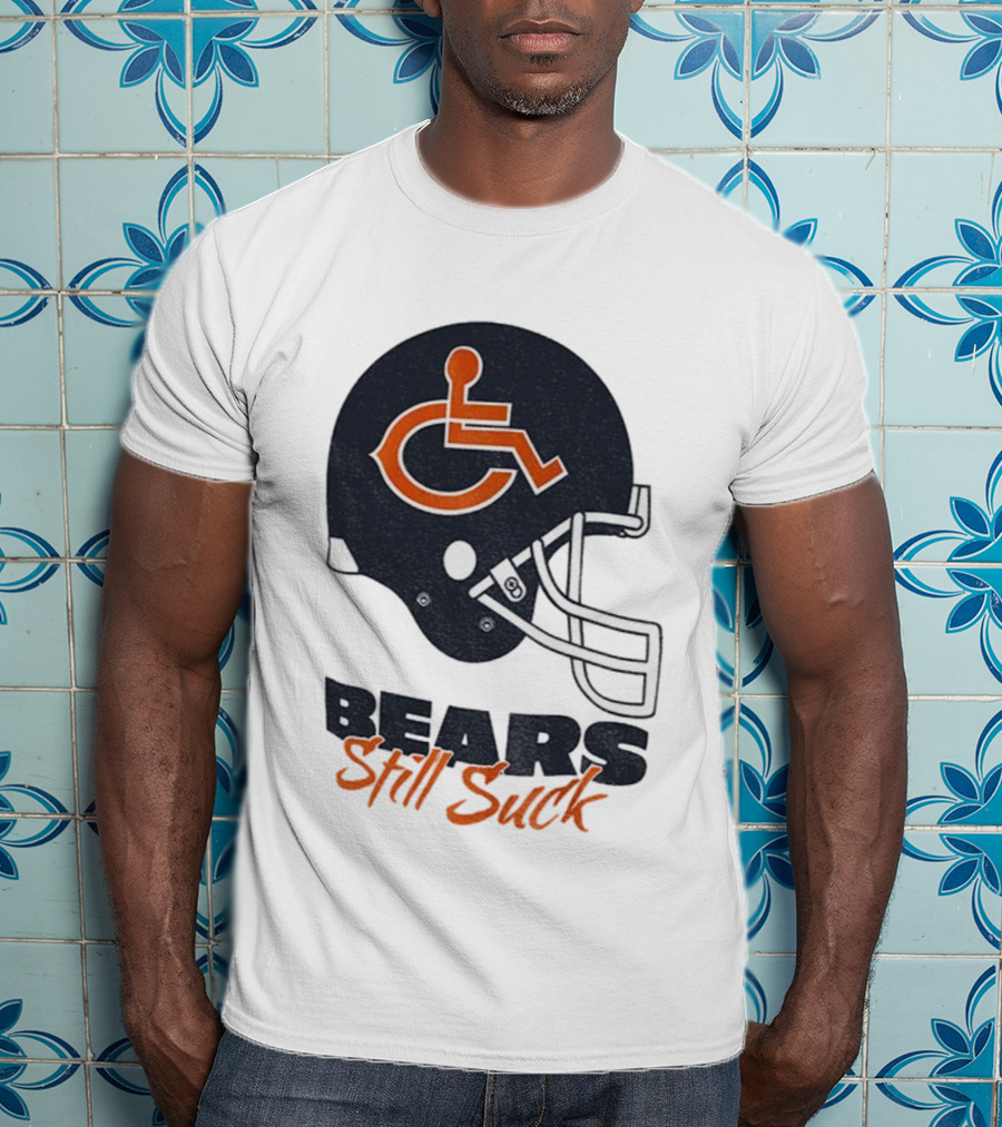 Chicago Bears Still Suck NFL Football Helmet 2025 Cartoon T-Shirt