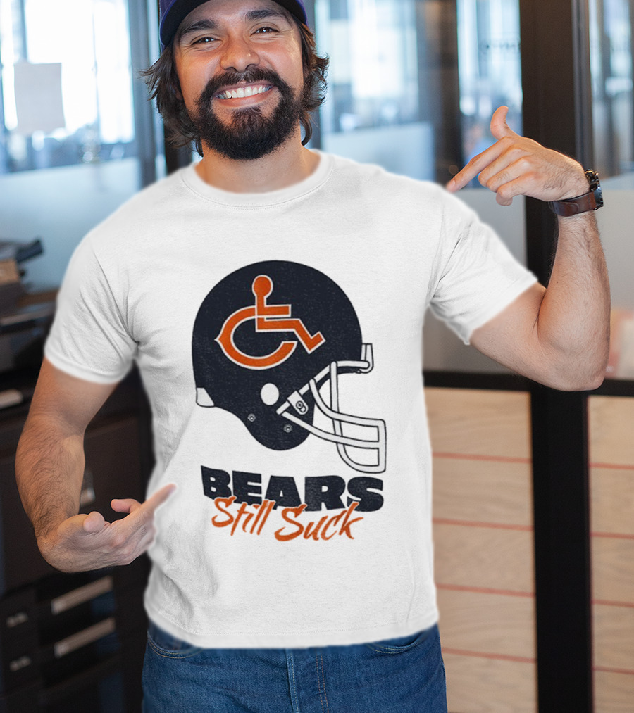 Chicago Bears Still Suck NFL Football Helmet 2025 Cartoon T-Shirt