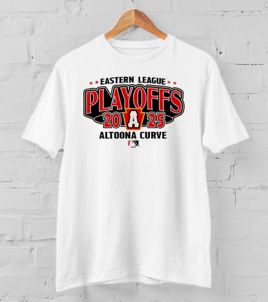 Eastern League Playoffs 2025 Altoona Curve Team A Logo T-Shirt