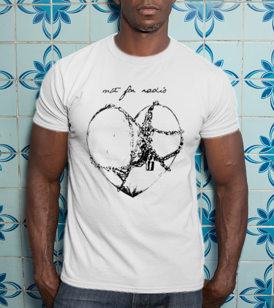 Not For Radio Barbed Wire Heart T-Shirt