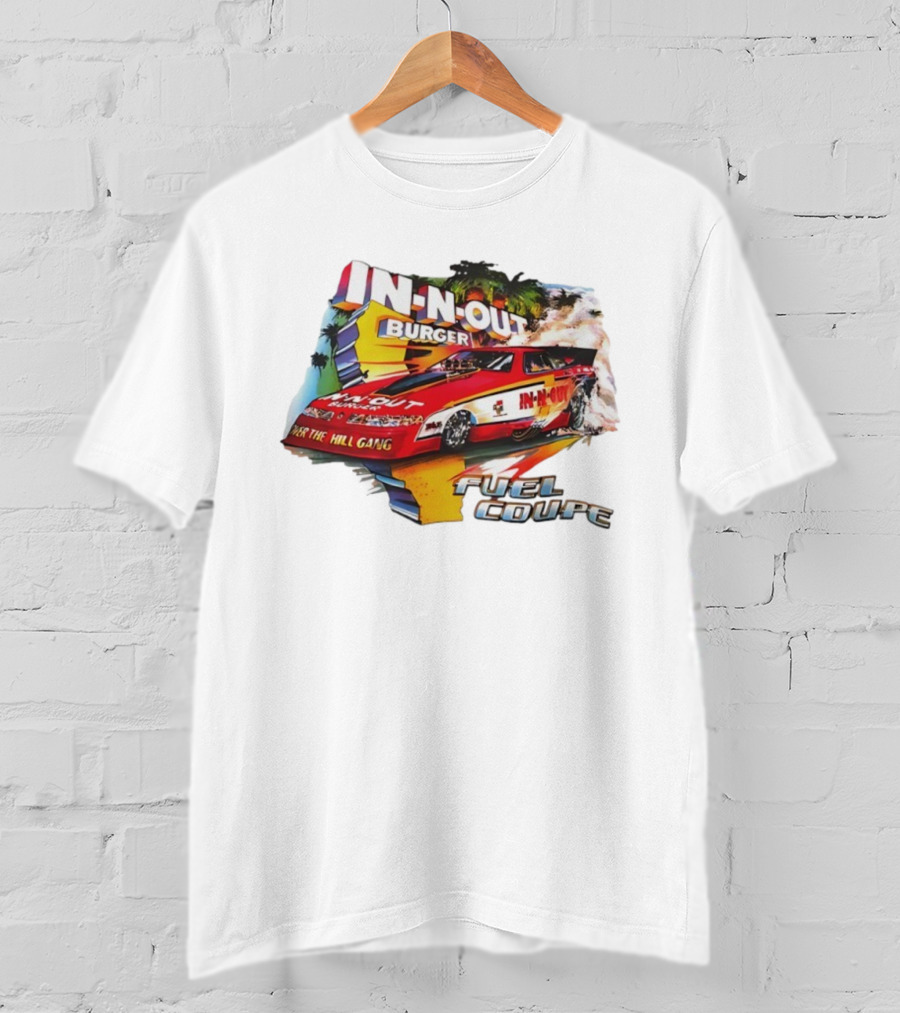 In N Out Burger Over The Hill Gang Fuel Coupe Vintage Racing Car T-Shirt