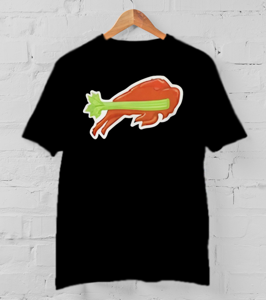 2025 Buffalo Bills Chicken Wing Celery Buffalo Wings Football T-Shirt