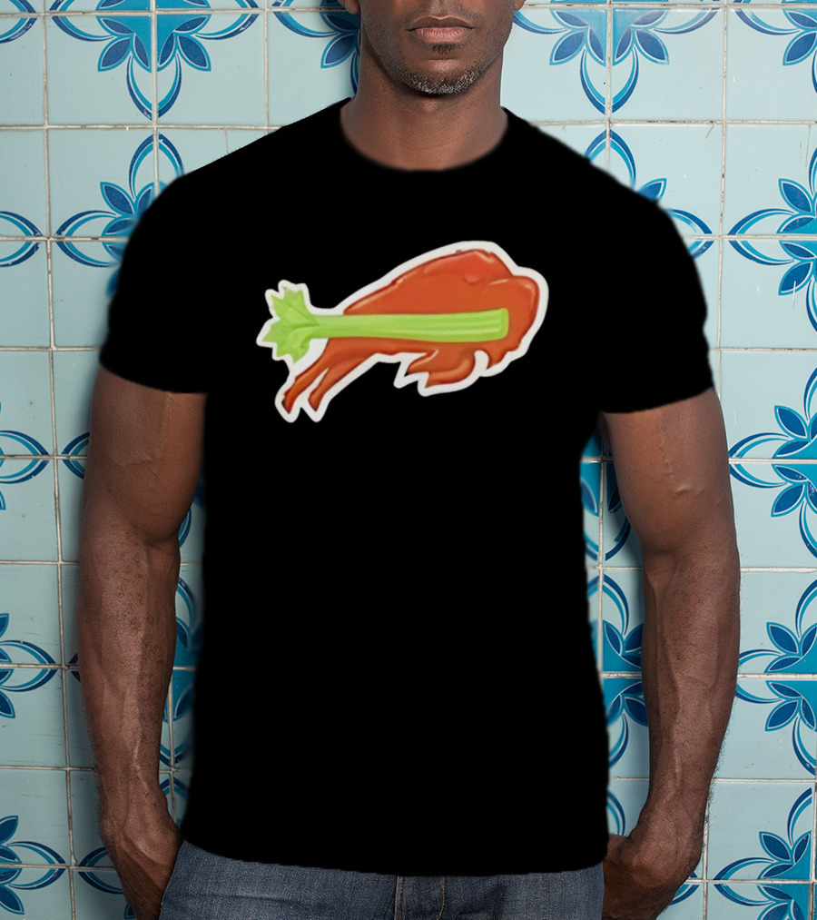 2025 Buffalo Bills Chicken Wing Celery Buffalo Wings Football T-Shirt
