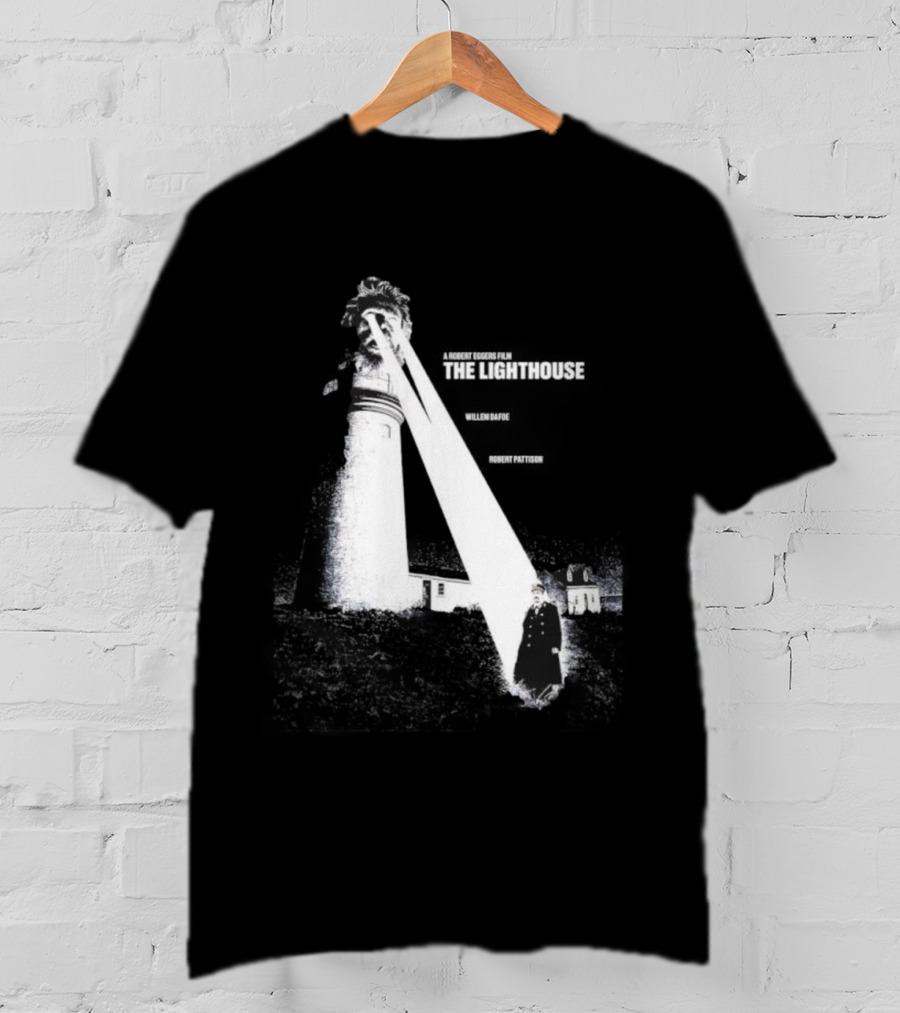 Robert Eggers The Lighthouse Willem Dafoe Robert Pattinson Vintage Scene T-Shirt