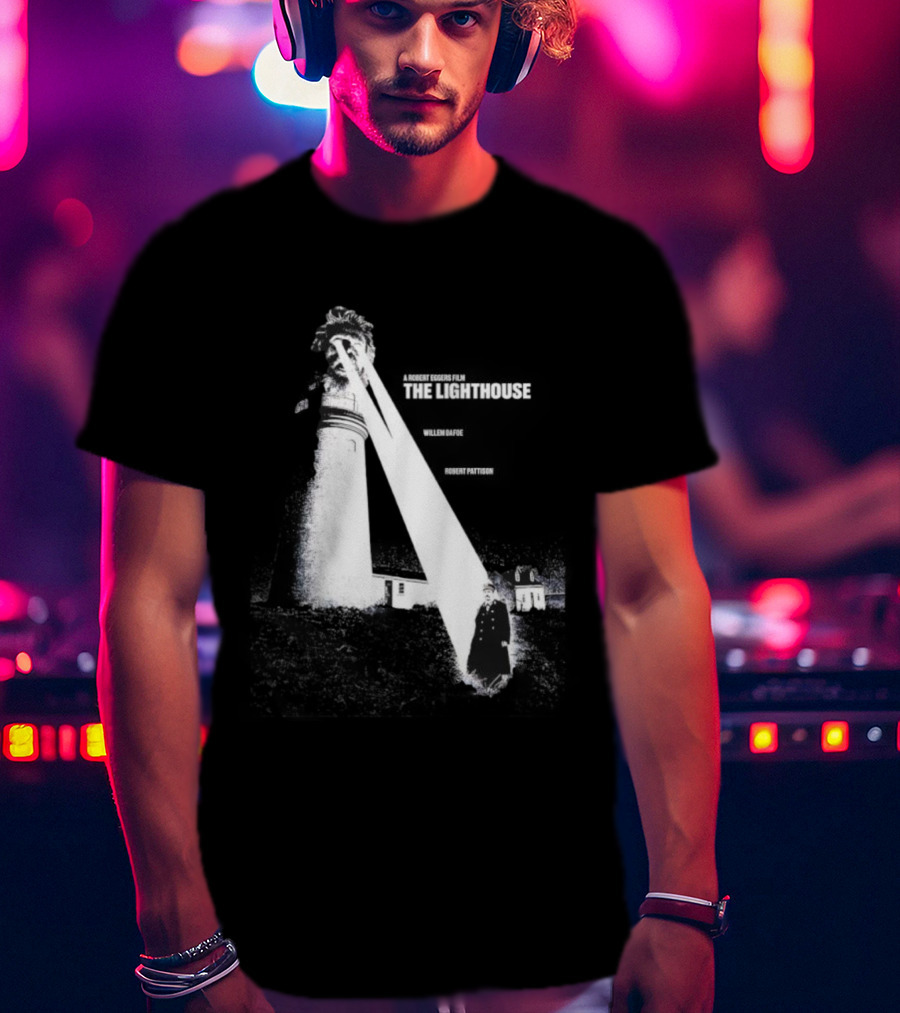 Robert Eggers The Lighthouse Willem Dafoe Robert Pattinson Vintage Scene T-Shirt