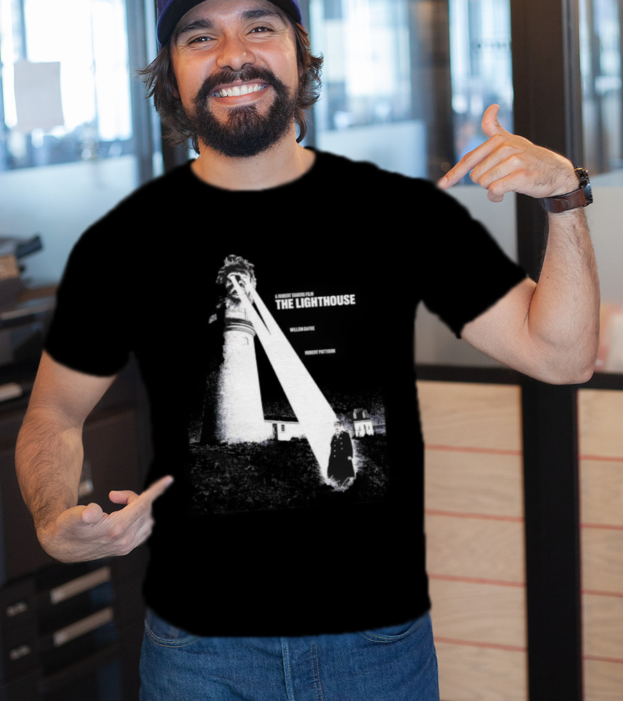 Robert Eggers The Lighthouse Willem Dafoe Robert Pattinson Vintage Scene T-Shirt