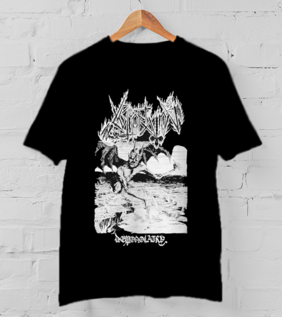 Abhorration Demonolatry Gothic Demon Artwork T-Shirt