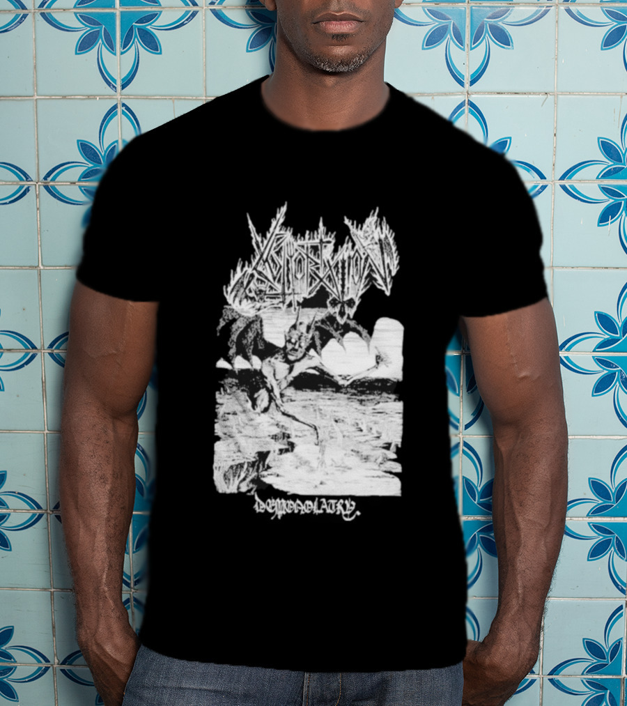 Abhorration Demonolatry Gothic Demon Artwork T-Shirt