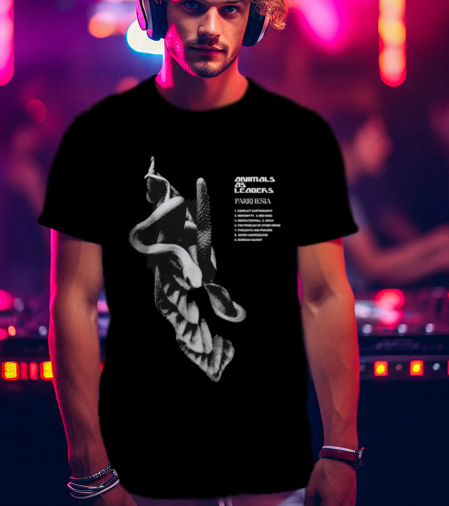 Parrhesia Snake Animals As Leaders Band Merchandise T-Shirt