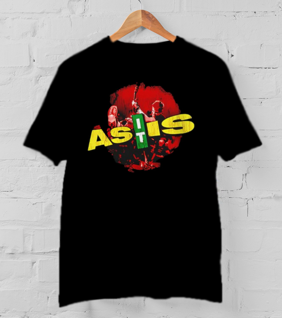 As It Is Vintage Kick Boxing Retro Fighter T-Shirt