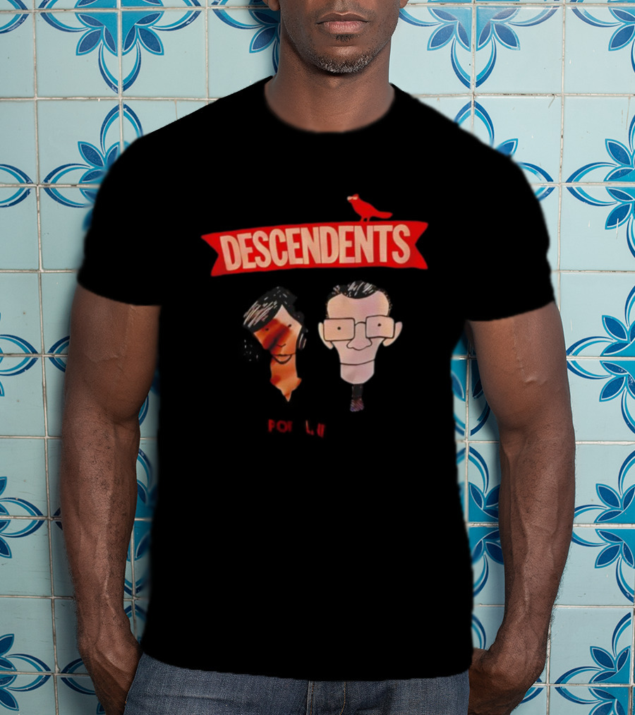 Descendents Band Portland 2025 Event With Iconic Cartoon Characters T-Shirt