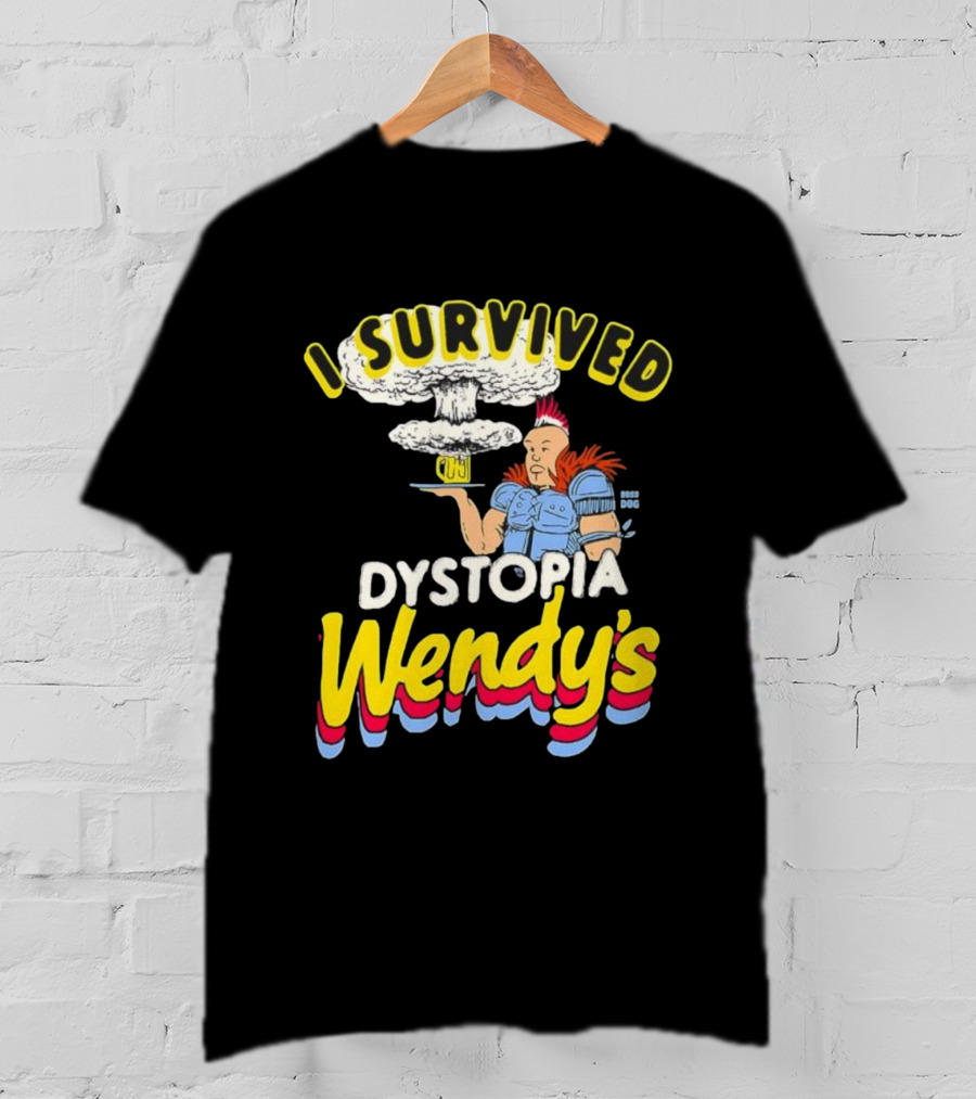 I Survived Dystopia Wendy’s Post-Apocalyptic Character Explosion T-Shirt