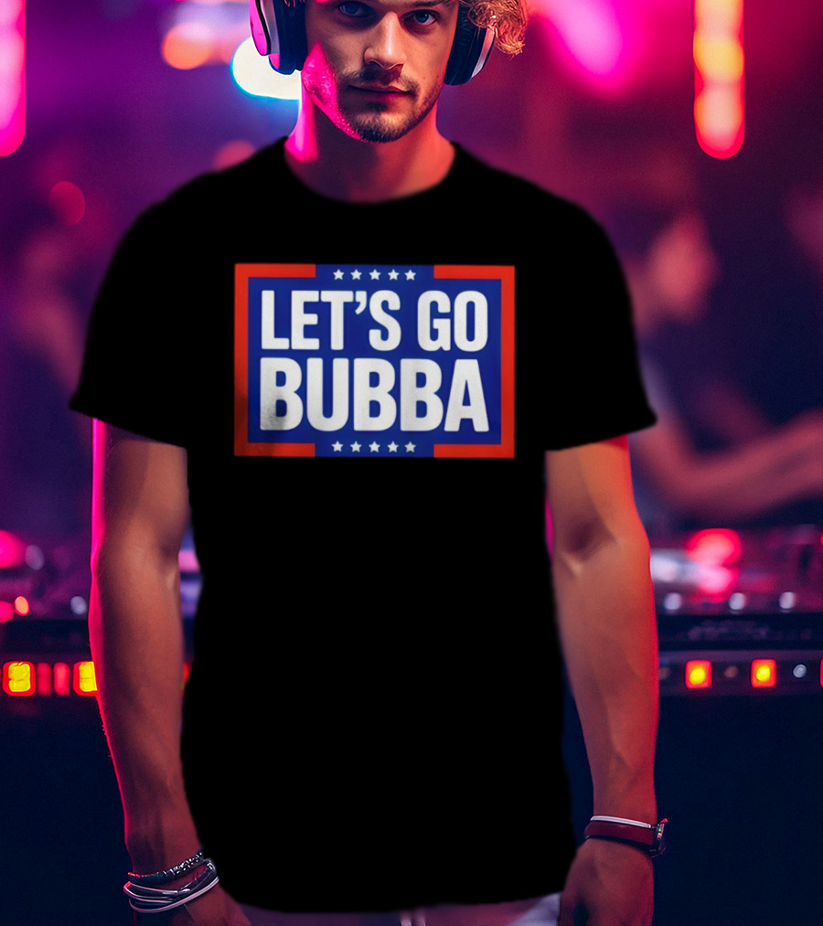 LET'S GO BUBBA Stars And Stripes Graphic T-Shirt