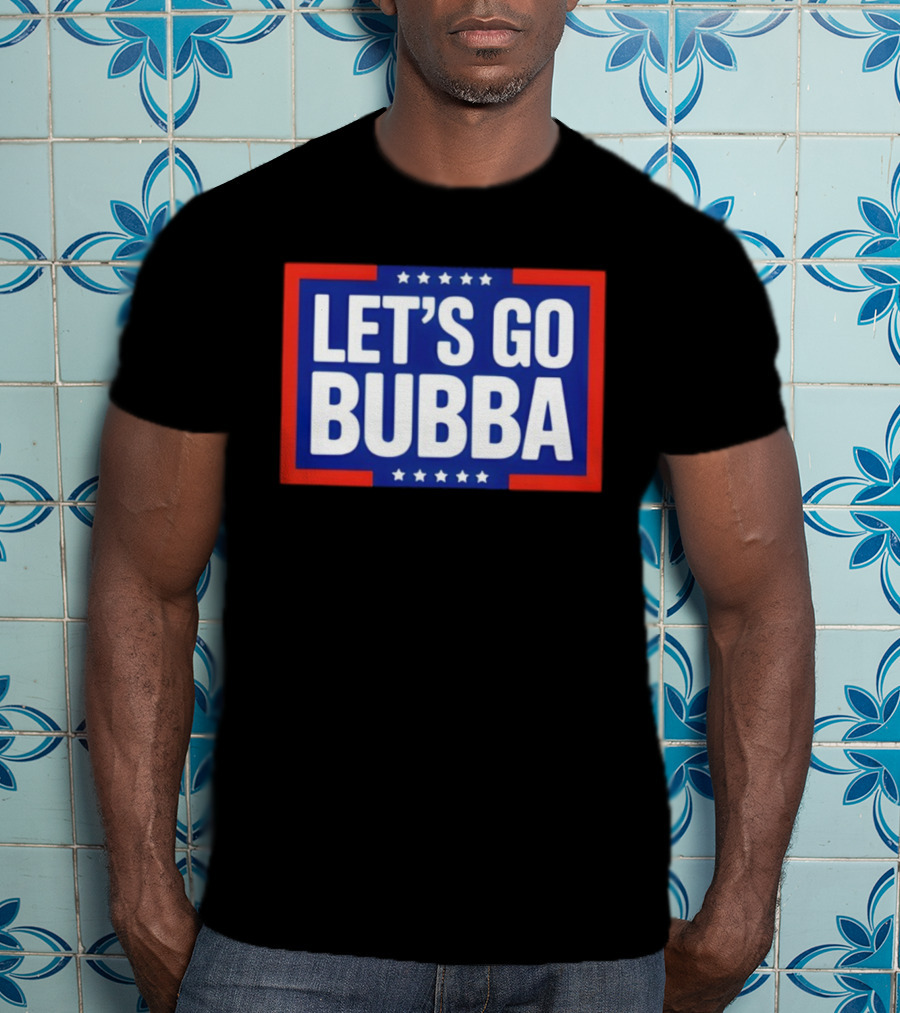 LET'S GO BUBBA Stars And Stripes Graphic T-Shirt