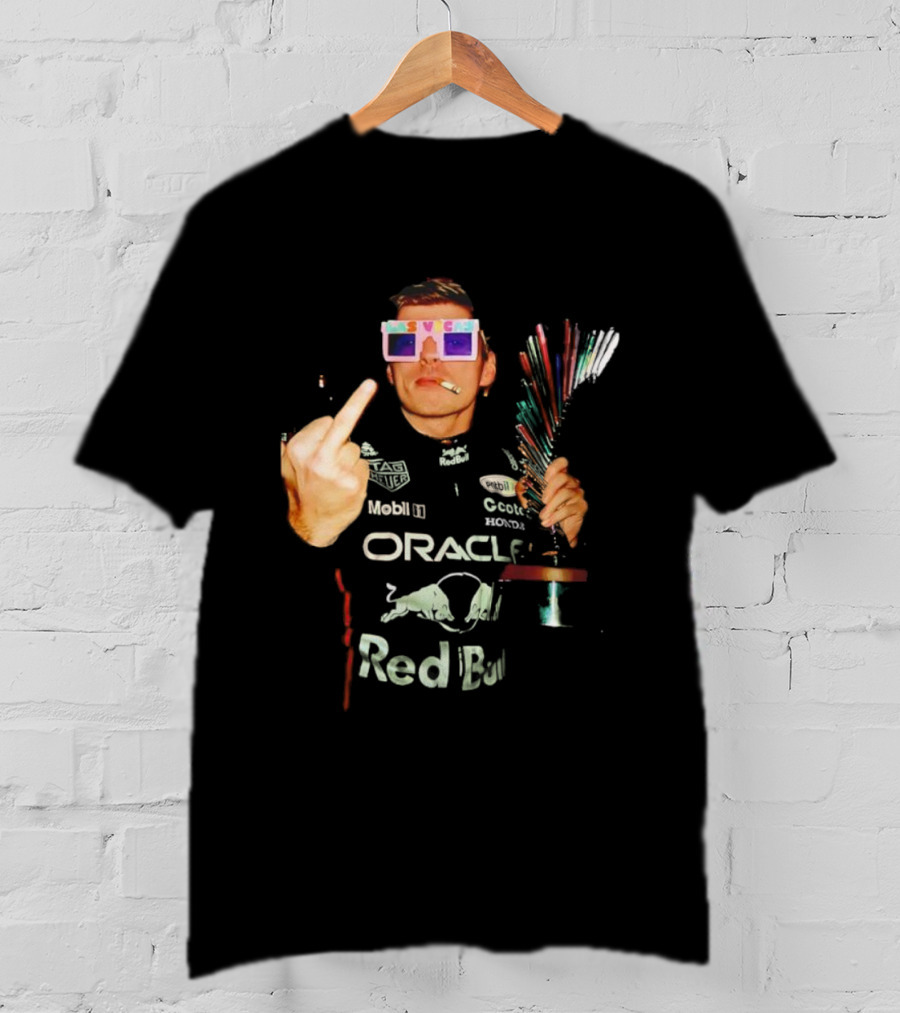 Max Verstappen Oracle Red Bull Racing F1 Champion Cup Las Vegas T-Shirt