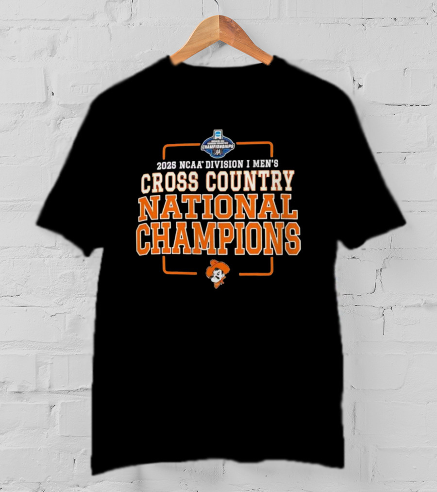 Oklahoma State Cowboys Cross Country National Champions 2025 NCAA T-Shirt