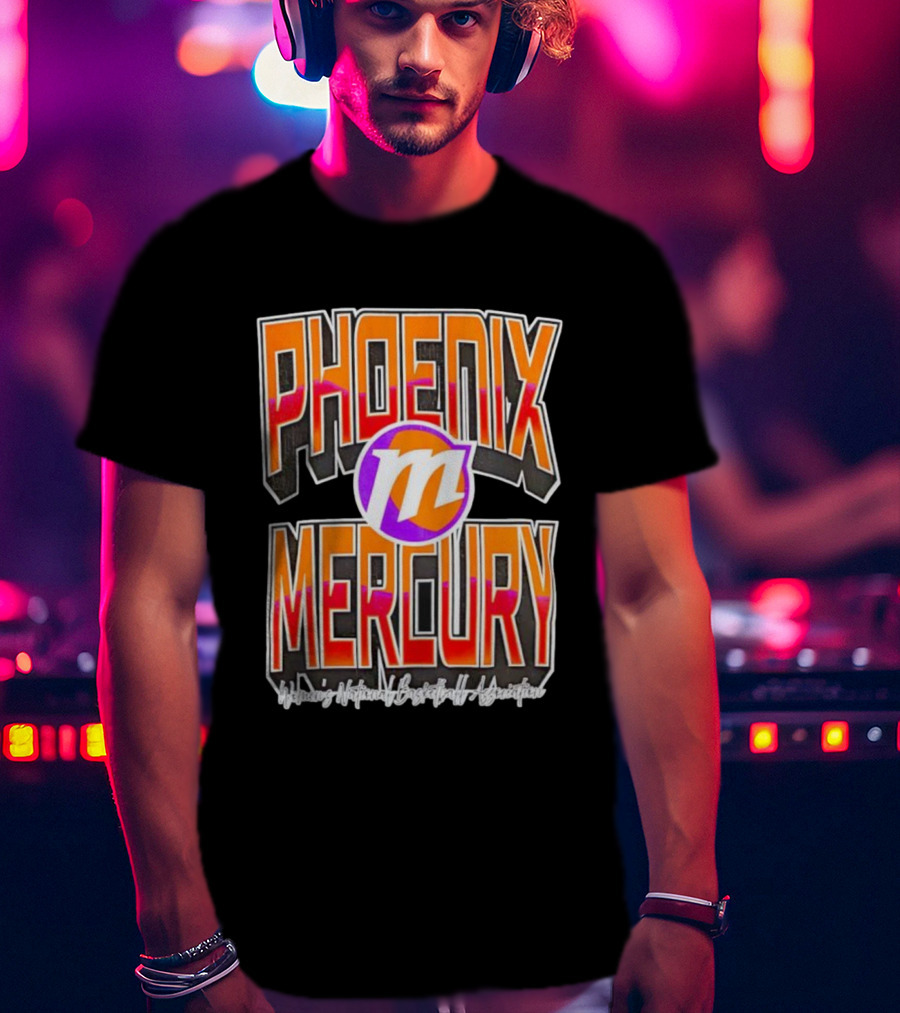 Phoenix Mercury Women's National Basketball Association Homage T-Shirt